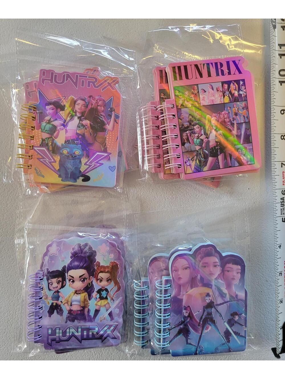 12 pcs. Huntrix notepad notebook